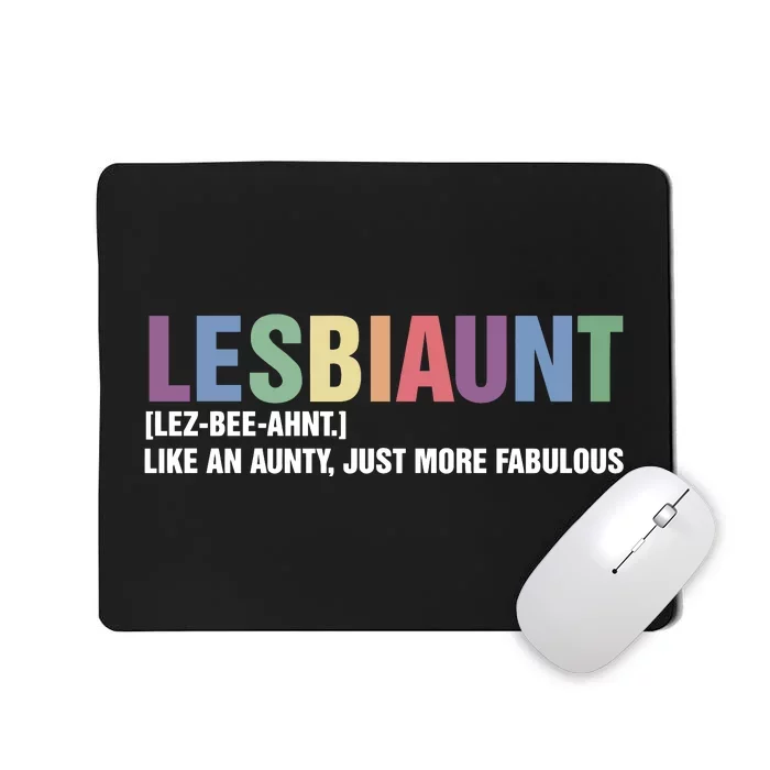 Lesbiaunt Lgbtq Lesbian Aunt Mousepad