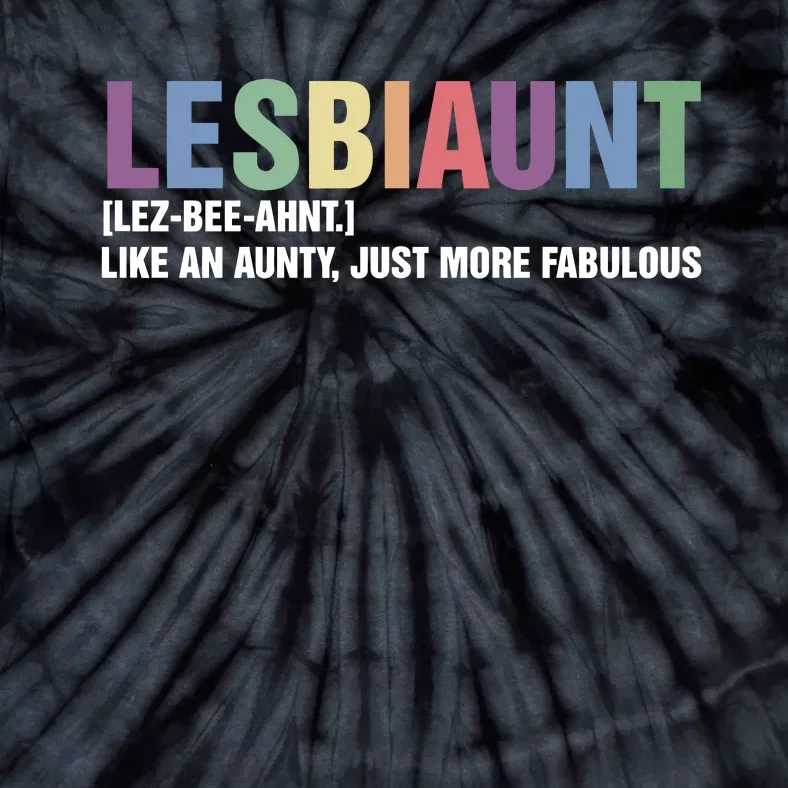 Lesbiaunt Lgbtq Lesbian Aunt Tie-Dye T-Shirt