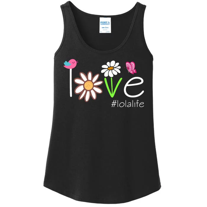 Love Lola Life Cute Matching Family Ladies Essential Tank