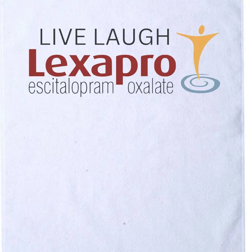 Live Laugh Lexapro Gift Platinum Collection Golf Towel