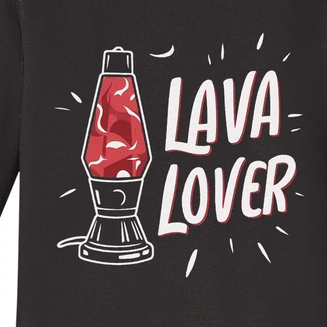 Lava Lover Lava Lamp Baby Long Sleeve Bodysuit