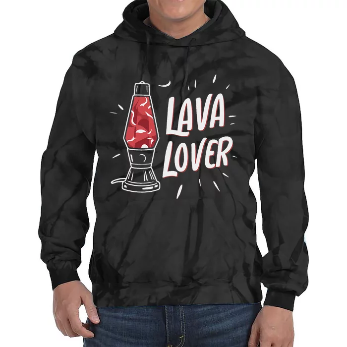 Lava Lover Lava Lamp Tie Dye Hoodie