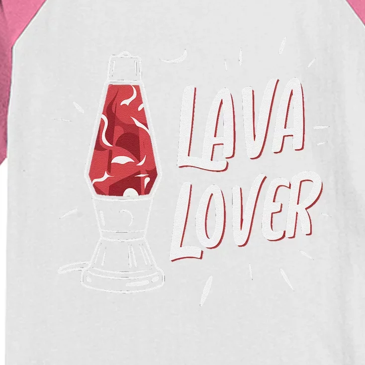 Lava Lover Lava Lamp Kids Colorblock Raglan Jersey