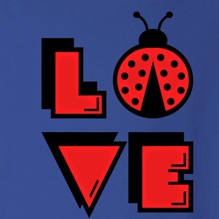 Love Ladybug Lady Bug I Love Ladybirds Lucky Insects Gift Toddler Long Sleeve Shirt