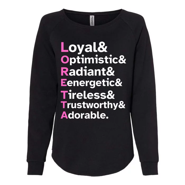 Loretta Lynn Womens California Wash Sweatshirt