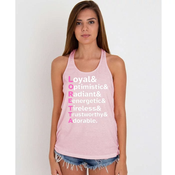 Loretta Lynn Women's Knotted Racerback Tank