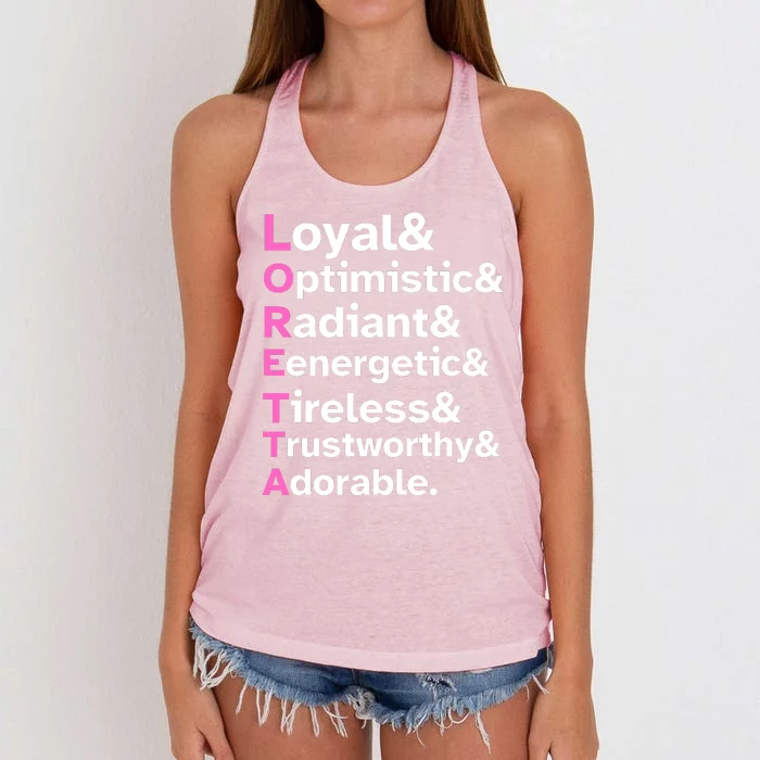 Loretta Lynn Women's Knotted Racerback Tank