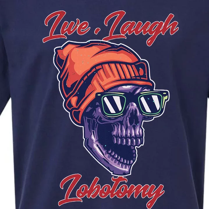 Live Laugh Lobotomy Retro Lover Sueded Cloud Jersey T-Shirt