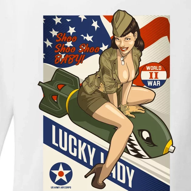 Lucky Lady Womens CVC Long Sleeve Shirt