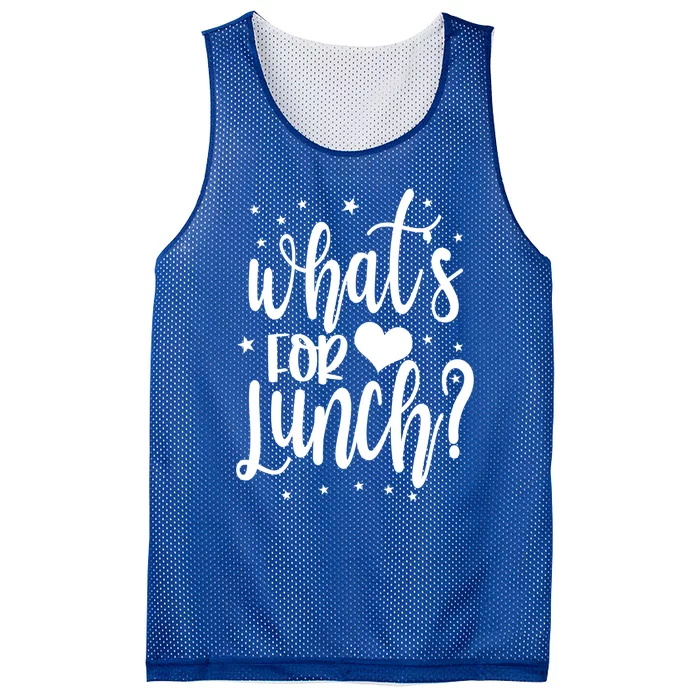 Lunch Lady Life Whats For Lunch Crew Cafeteria Worker Cool Gift Mesh Reversible Basketball Jersey Tank