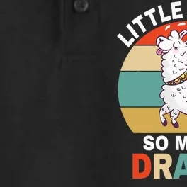 Llama Little Llama So Much Drama Dry Zone Grid Performance Polo