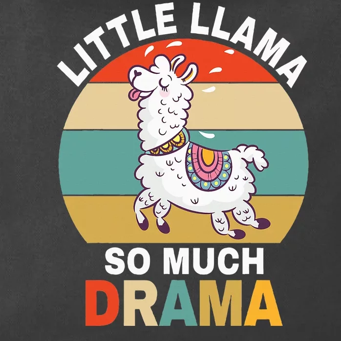 Llama Little Llama So Much Drama Zip Tote Bag