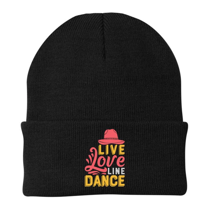 Live Love Line Dancing T Knit Cap Winter Beanie