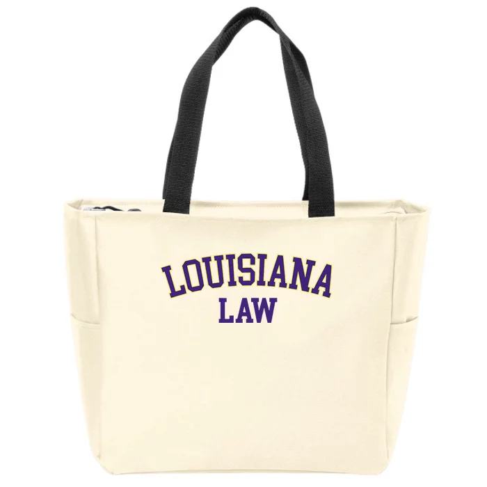 Louisiana Law Louisiana Bar Graduate Gift Lawyer College Zip Tote Bag