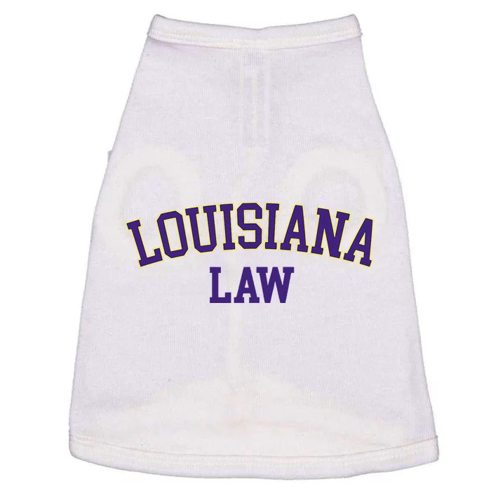 Louisiana Law Louisiana Bar Graduate Gift Lawyer College Doggie Tank