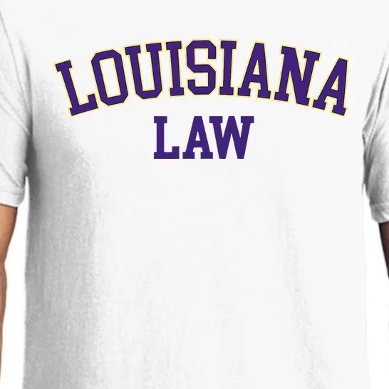 Louisiana Law Louisiana Bar Graduate Gift Lawyer College Pajama Set