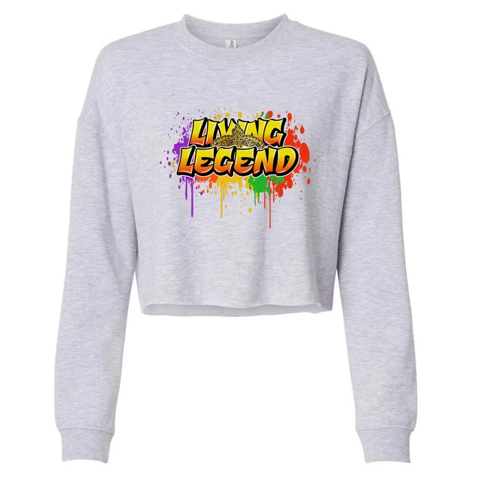 Living Legend Cropped Pullover Crew