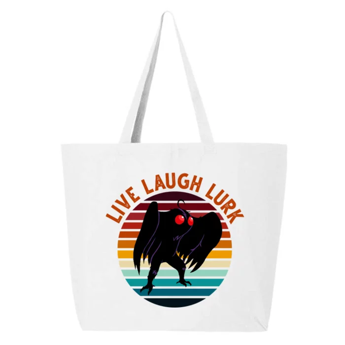 Live Laugh Lurk Mothman Retro Sunset 25L Jumbo Tote