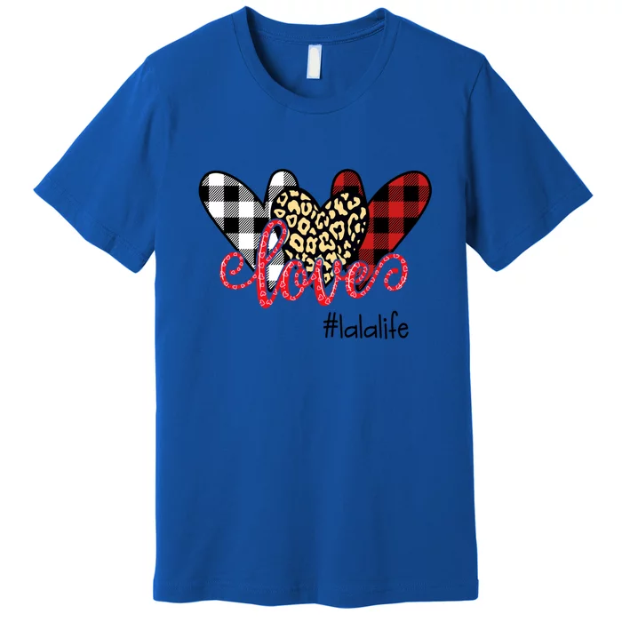 Love Lala Life Gift Love Heart Gift Premium T-Shirt