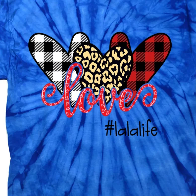 Love Lala Life Gift Love Heart Gift Tie-Dye T-Shirt