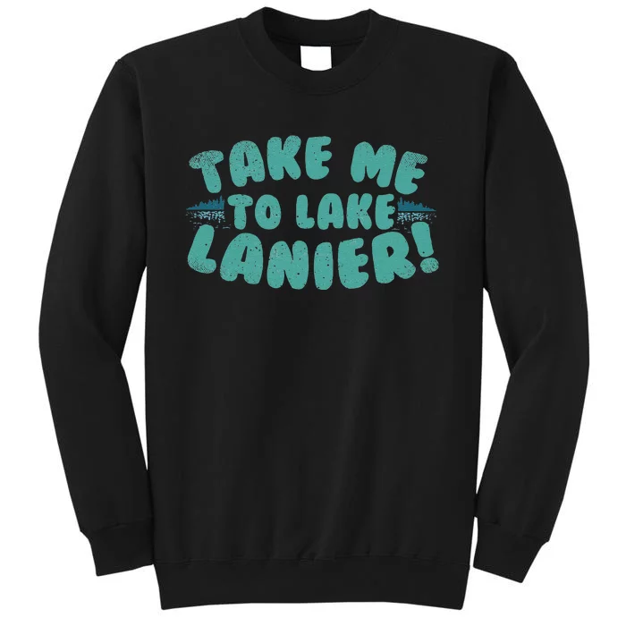 Lake Lanier Lover Fishing Birthday Gift Sweatshirt