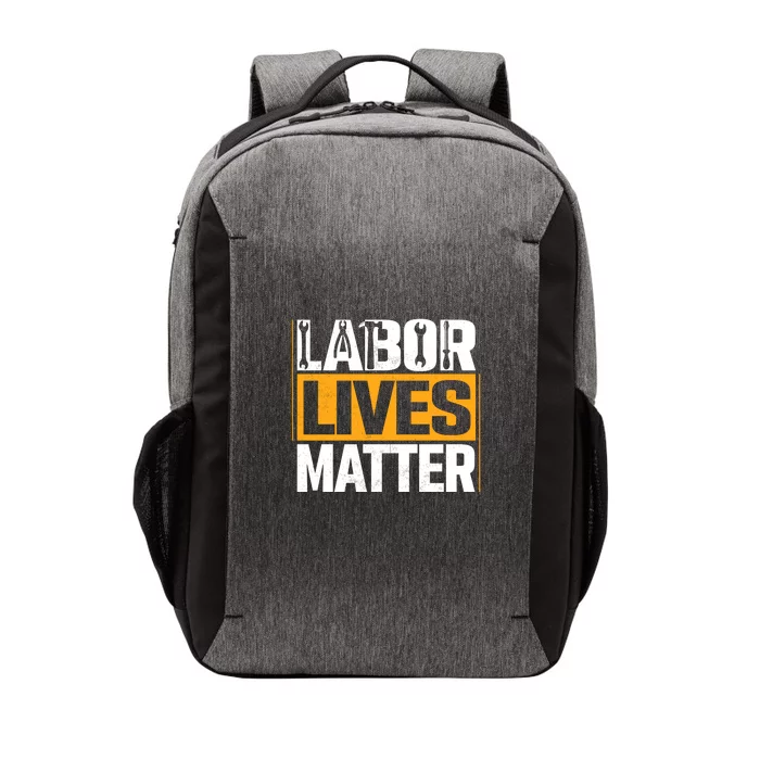 Labor Lives Matter Gift Labor Day Vector Backpack