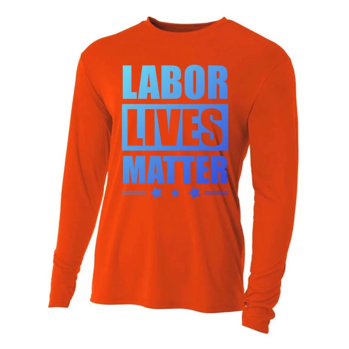 Labor Lives Matter The Best Tee For On Labor Day Celebration Cool Gift Cooling Performance Long Sleeve Crew