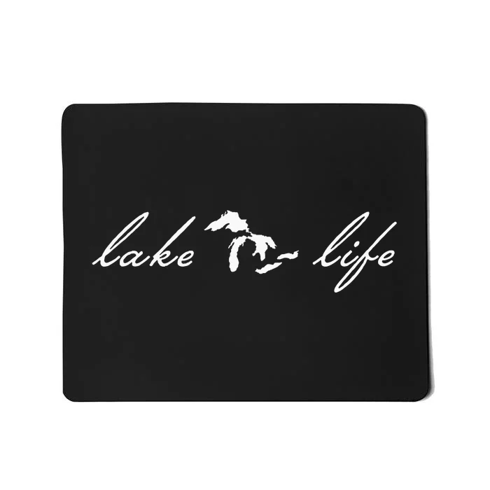 Lake Life Michigan Great Lakes Mousepad