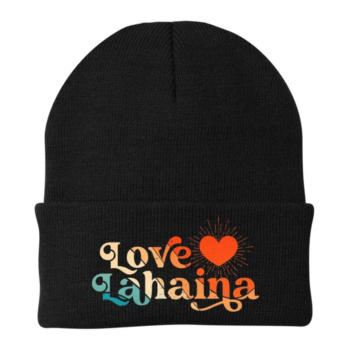 Love Lahaina Maui Hawaii Vintage Style Knit Cap Winter Beanie