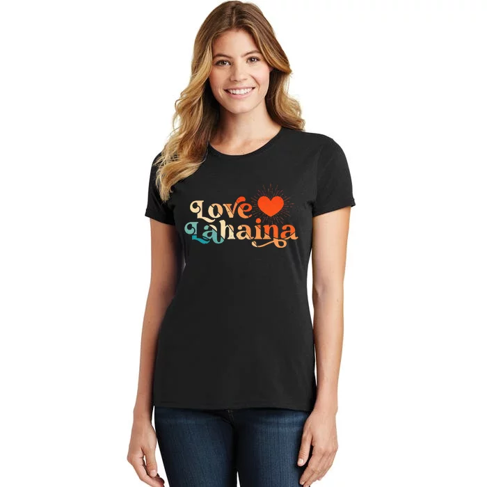 Love Lahaina Maui Hawaii Vintage Style Women's T-Shirt