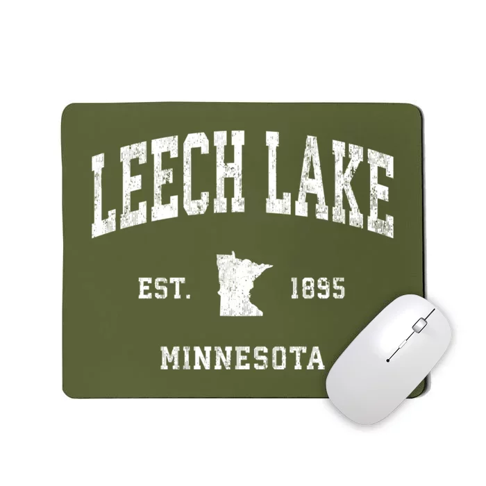 Leech Lake Minnesota Mn Vintage Athletic Sports Mousepad