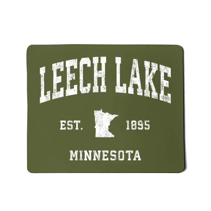 Leech Lake Minnesota Mn Vintage Athletic Sports Mousepad