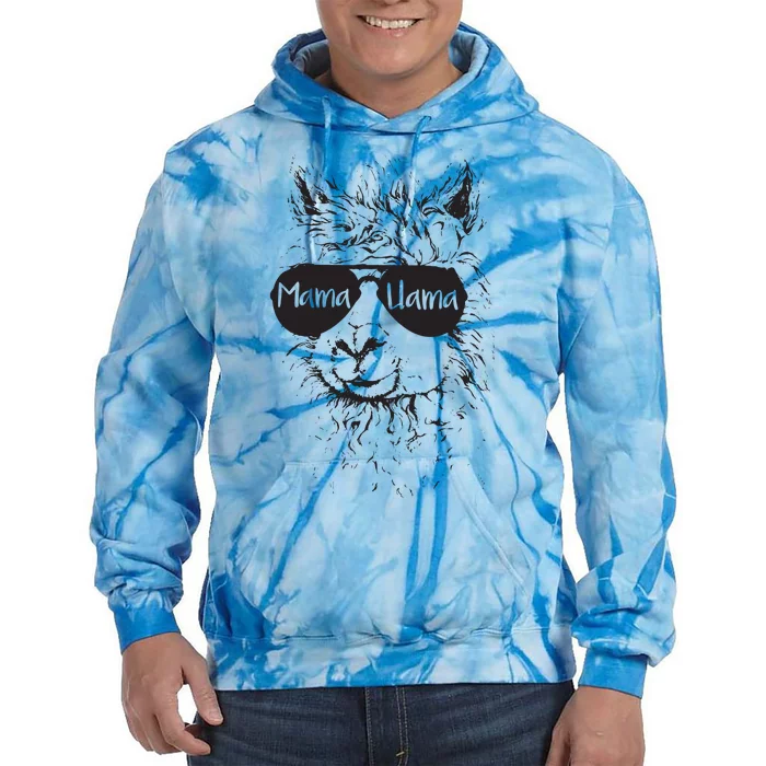 Llama Lover Mama Llama Tie Dye Hoodie