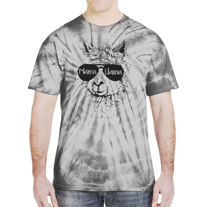 Llama Lover Mama Llama Tie-Dye T-Shirt