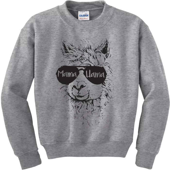 Llama Lover Mama Llama Kids Sweatshirt