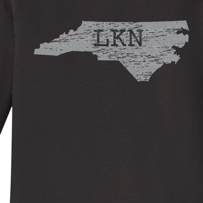 Lkn Lake Norman North Carolina State Gift To Him Her Baby Long Sleeve Bodysuit