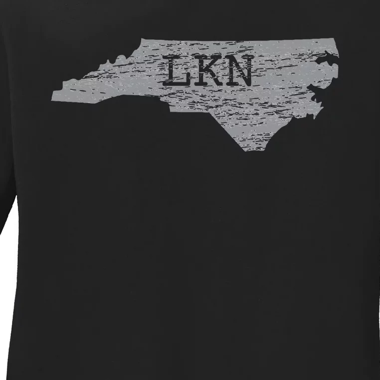 Lkn Lake Norman North Carolina State Gift To Him Her Ladies Long Sleeve Shirt