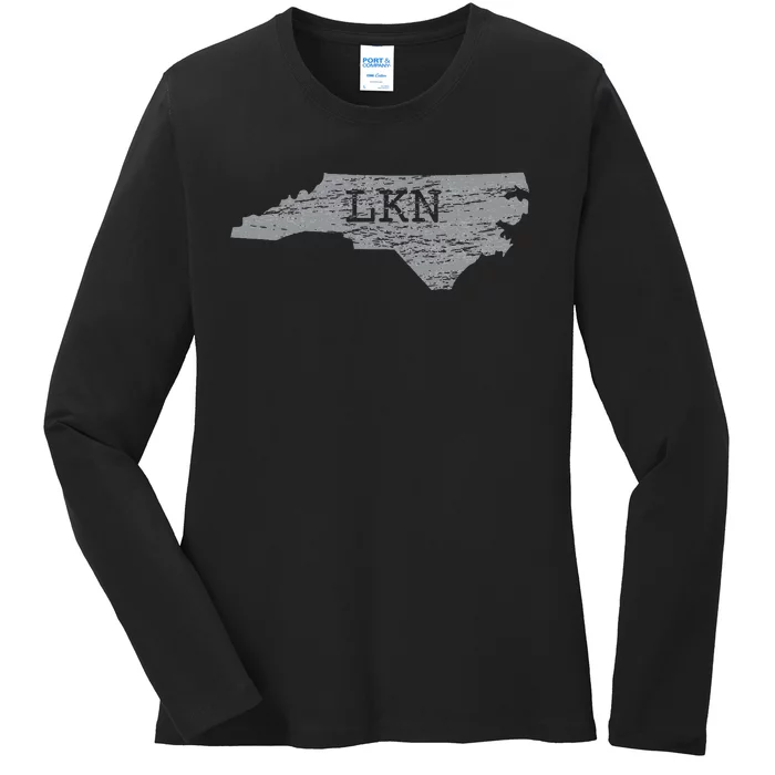 Lkn Lake Norman North Carolina State Gift To Him Her Ladies Long Sleeve Shirt