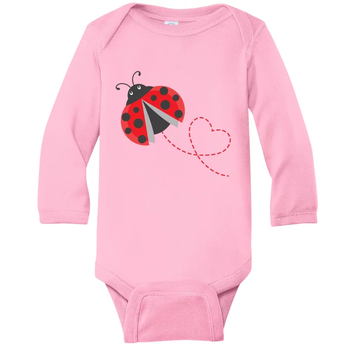 Ladybeetle Ladybugs Nature Lover Insect Fans Entomophile Baby Long Sleeve Bodysuit