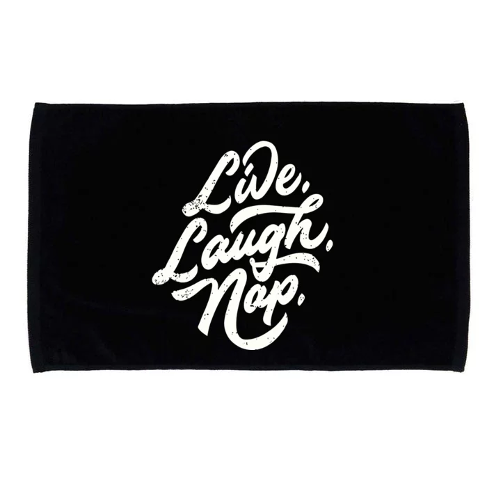 Live Laugh Nap Microfiber Hand Towel