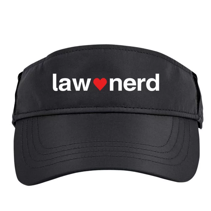 Lawnerdshop Law Nerd Love Adult Drive Performance Visor