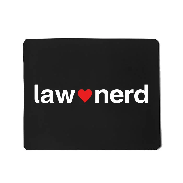 Lawnerdshop Law Nerd Love Mousepad