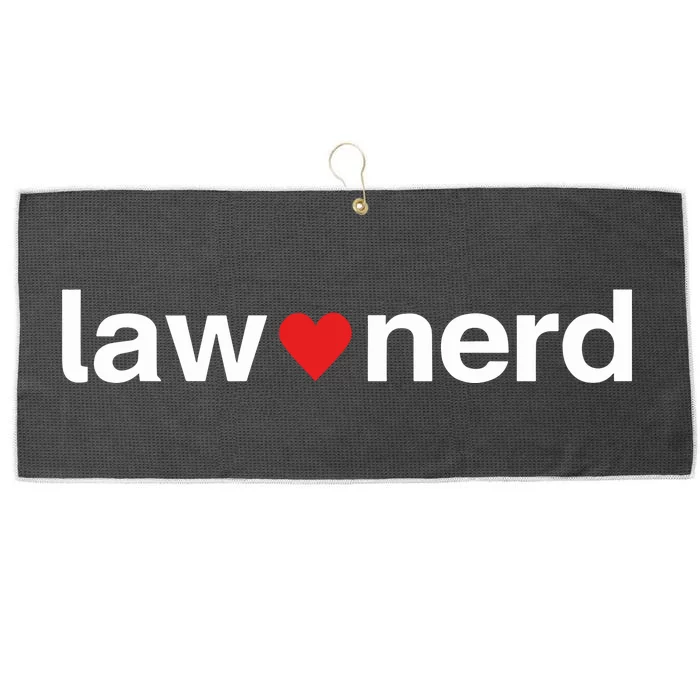 Lawnerdshop Law Nerd Love Large Microfiber Waffle Golf Towel