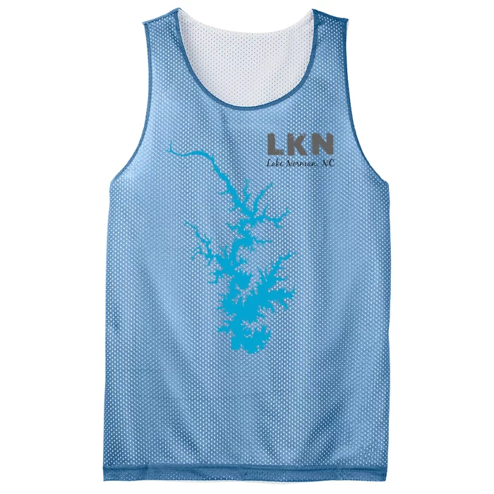 Lkn Lake Norman North Carolina State Gift Map Of Lake Norman Mesh Reversible Basketball Jersey Tank