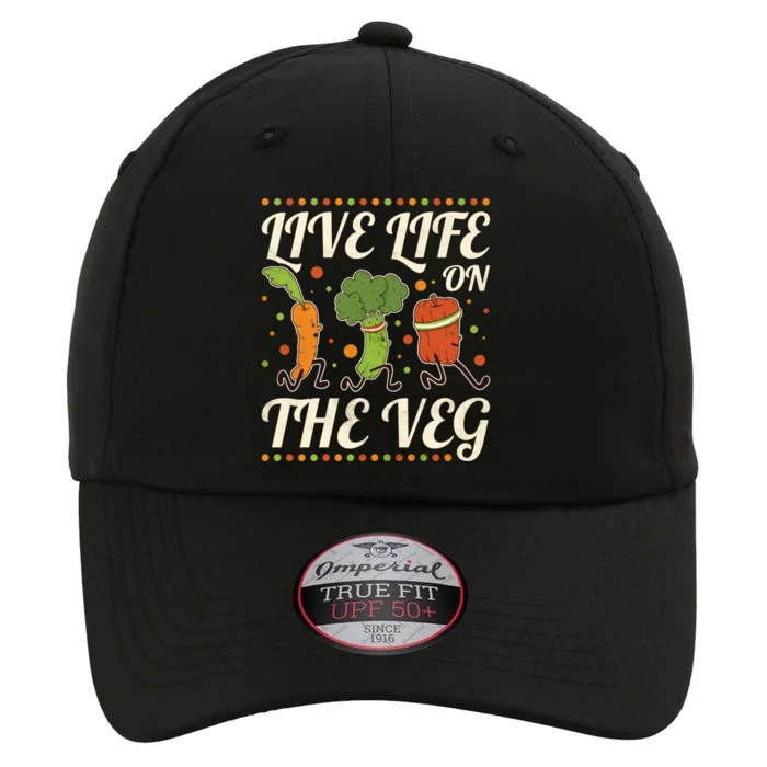 Live Life On The Veg Vegan Cool Gift The Original Performance Cap