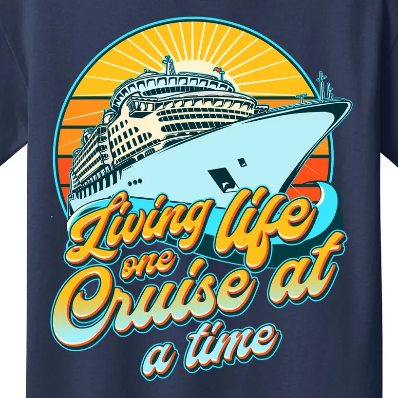 Living Life One Cruise At A Time Kids T-Shirt