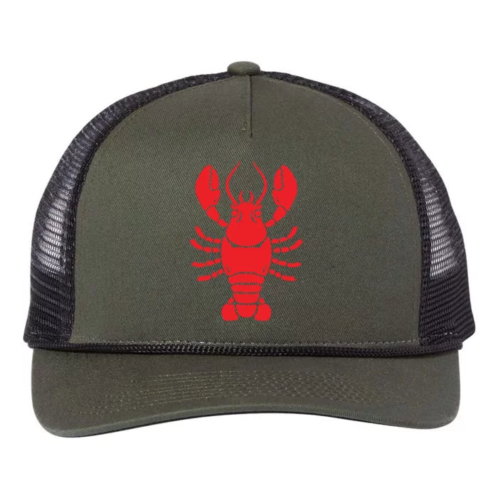 Lobster Retro Rope Trucker Hat Cap