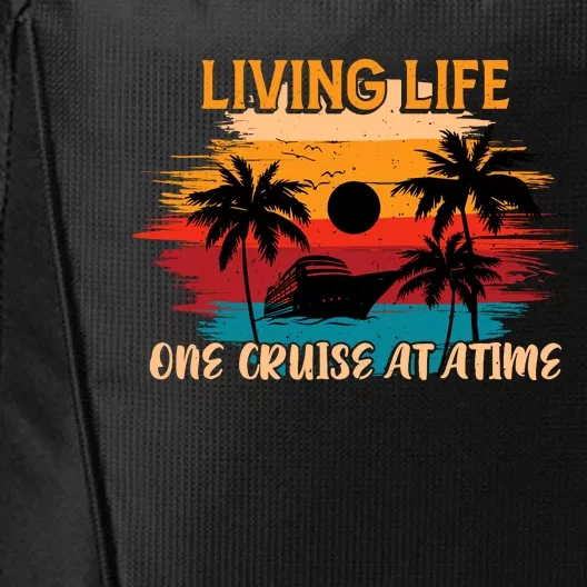 Living Life One Cruise A Time Accessories Cruise Ship City Backpack