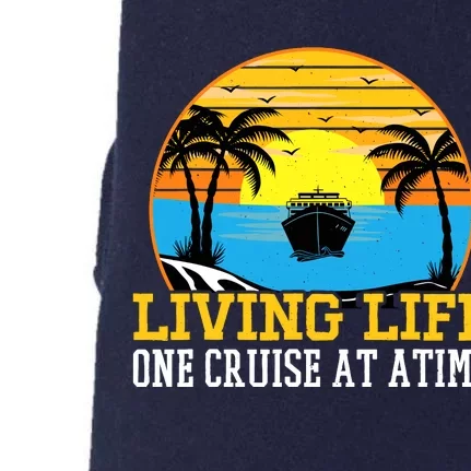 Living Life One Cruise A Time Accessories Cruise Ship Doggie 3-End Fleece Hoodie