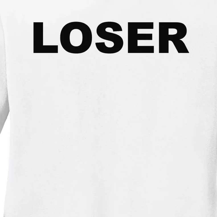 Loser Ladies Long Sleeve Shirt